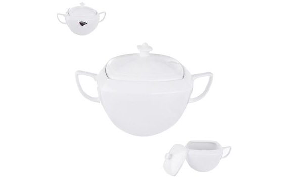 HOSSZÚKÁS PORCELÁN LEVESES TÁL 3,5 L