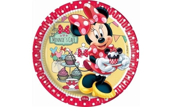 TANIERE MINNIE CAFE 23 CM 8 KS