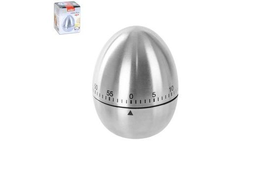 KITCHEN MECHANICAL MINUTE STAINLESS STEEL EGG