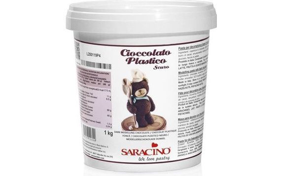 SÖTÉT MODELLEZŐ CSOKOLÁDÉ 1KG - SARACINO