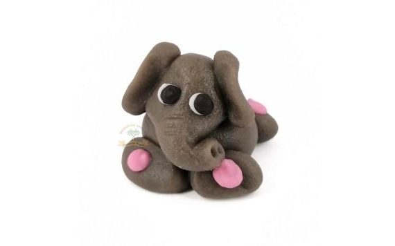 PŘÍLEŽITOSTNÁ POSTAVIČKA SLON ŠEDÝ