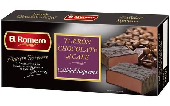 TURRON COFFEE IN CHOCOLATE SUPREME 200 G
