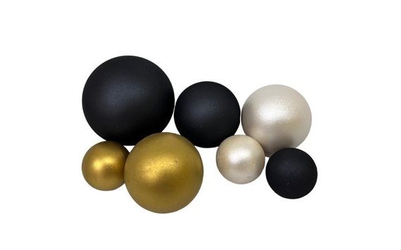 ČOKOLÁDOVÉ GULE ZLATO-BIELA-ČIERNA