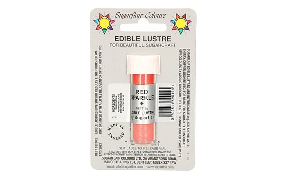 LUSTRE DUST COLOUR RED SPARKLE