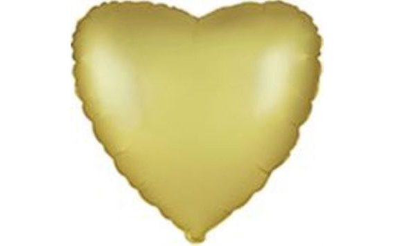 FÓLIOVÝ BALÓNIK 45 CM SRDCE PASTELOVÉ ZLATÉ