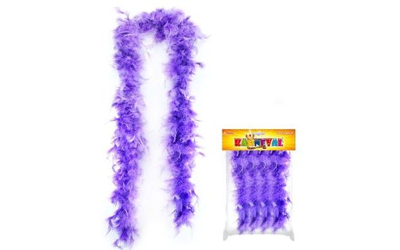 FEATHER BOA 1,5 M, PURPLE