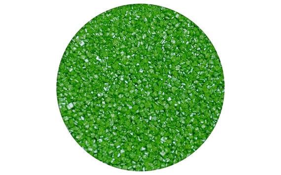 GREEN DECORATIVE SUGAR - GREEN CRYSTAL 30 G