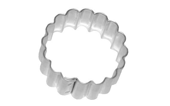 DOUGH CUTTER CIRCLE CRINKLED