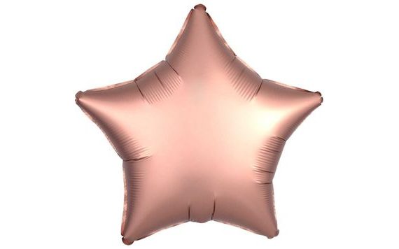 45 CM FOIL BALLOON STAR ROSE GOLD