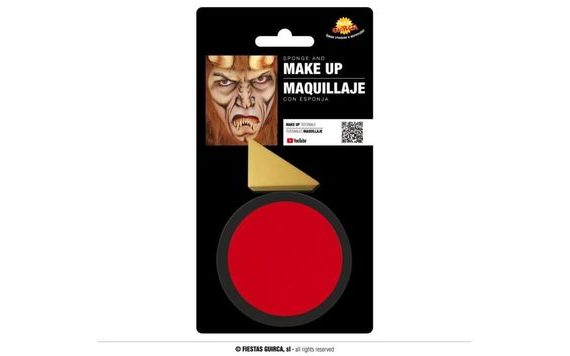 ČERVENÝ MAKE-UP S HOUBOU 9G - HALLOWEEN