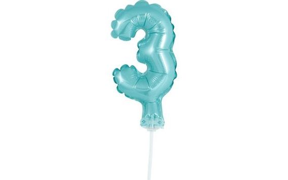 FÓLIA SZÁMÚ LUFI - 5 - VILÁGOS KÉK 12,5 CM TARTÓVAL