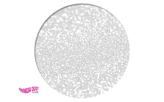 WHITE DECORATIVE GLITTER JEWEL TWINKLE WHITE