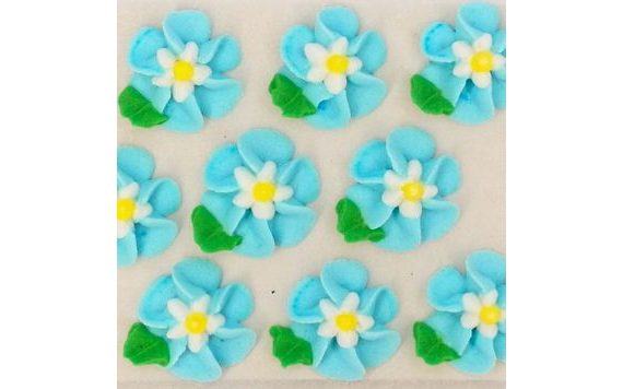 LARGE SUGAR FLOWER DECORATIONS ON TRAY 17