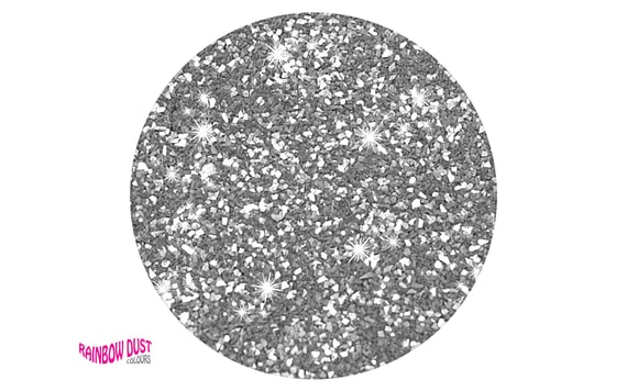 GLITTER SILVER CRYSTALS - SILVER GLITTER