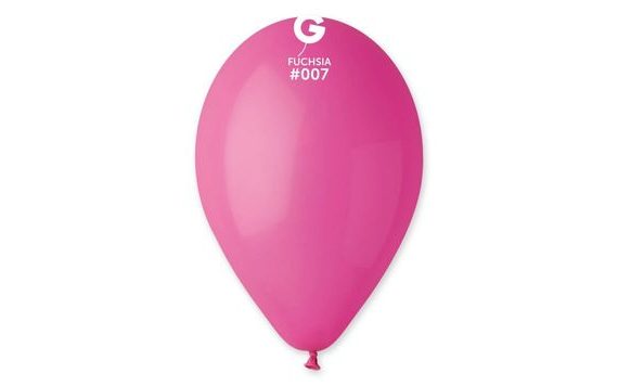 BALLOONS 100 PCS FUCHSIA 26 CM PASTEL