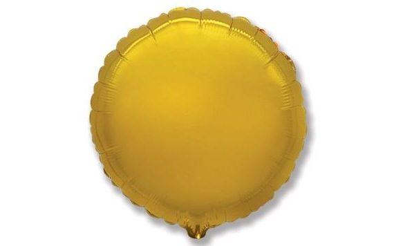 BALLOON 45 CM ROUND GOLD