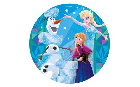 JEDLÝ PAPIER Z ĽADOVÉHO KRÁĽOVSTVA - FROZEN 20 CM