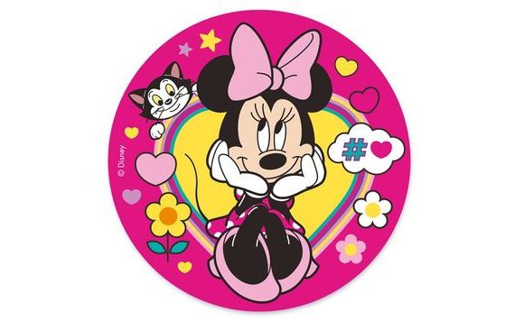 JEDLÝ PAPÍR ZASNĚNÁ MINNIE 20 CM