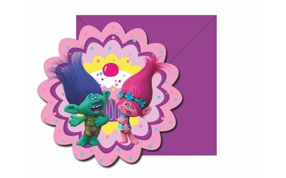 TROLLOVÉ POZVÁNKY NA PARTY 6KS