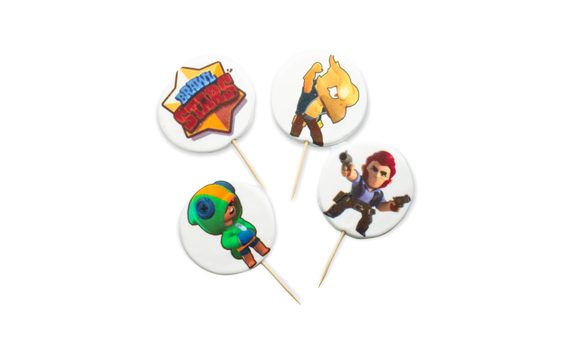 JEDLÁ DEKORACE NA DORT – BRAWL STARS
