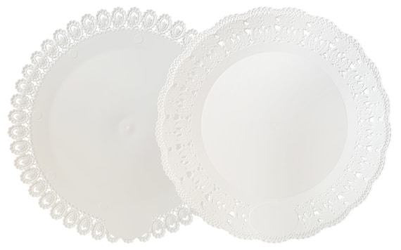 CAKE MAT 26 CM WITH LACE - SET OF 5