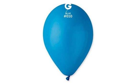 BLUE PASTEL BALLOONS 100 PCS 26 CM