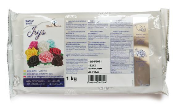 MODELOVACÍ HMOTA IRYS PASTA DI ZUCCHERO MASTER MARTINI - BÍLÁ 1 KG