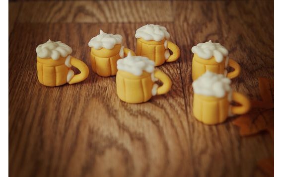 CUKROVÉ DEKORACE – PIVO (6 KS)