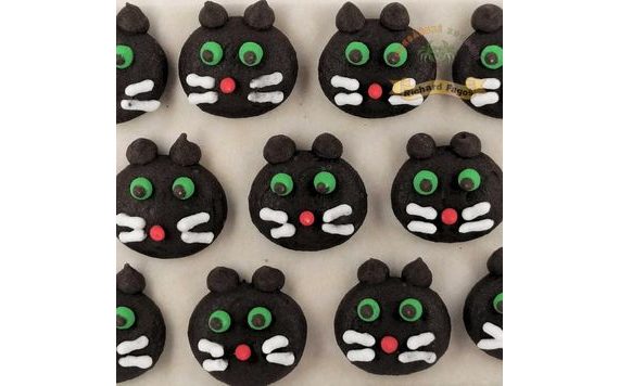 CUKROVÉ DEKORACE KOČIČKY ČERNÉ