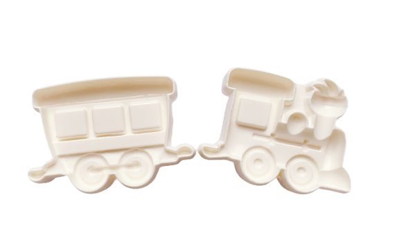 VLÁČEK - MAŠINKA A VAGÓN - FORMIČKA NA MARCIPÁN A MODELOVACÍ HMOTY