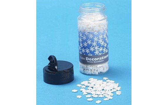 CONFECTIONERY SPRINKLES SNOWFLAKES