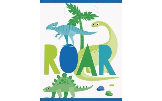 DINOSAUR GIFT BAGS - 8 PCS