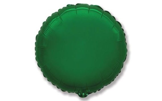 BALÓN FOLIOVÝ 45 CM KULATÝ ZELENÝ