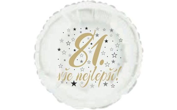 BALÓNIK NA 81. NARODENINY - KRUH