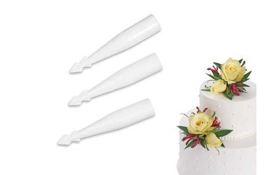 STICK-IN LITTLE VASES FOR LIVE FLOWERS FOR A CAKE