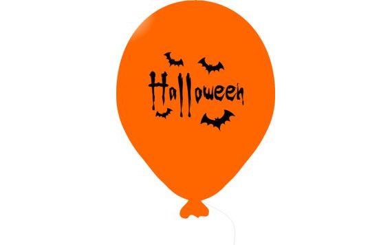 HALLOWEEN ORANGE BALLOON