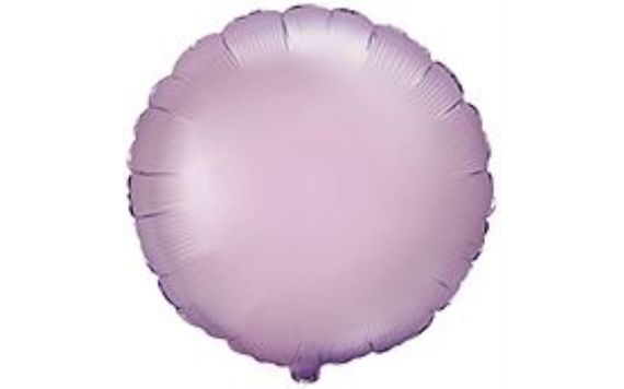 BALÓN FOLIOVÝ 45 CM KULATÝ PASTELOVÝ FIALOVÝ - LILIE