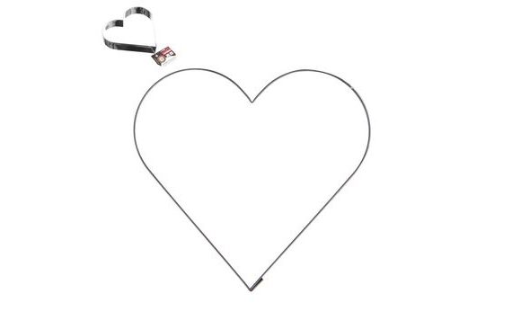 STAINLESS STEEL HEART COOKIE CUTTER