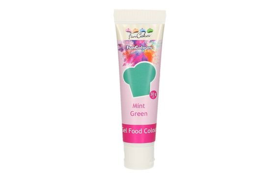 EDIBLE FUNCOLOURS GEL - MINT GREEN 30G