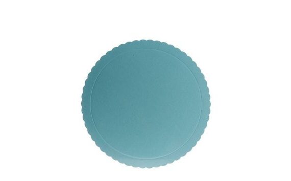 NEBESKY MODRÁ PODLOŽKA POD TORTU 25 CM/3 MM – DECORA