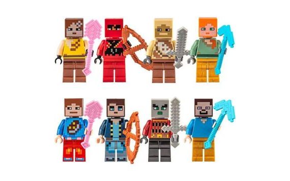 MINECRAFT CAKE TOPPER FIGURINES (8 PCS) – CAKESICQ
