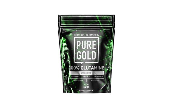 L-GLUTAMINE - ČISTÉ BEZ PŘÍCHUTÍ - PURE GOLD - 500 G