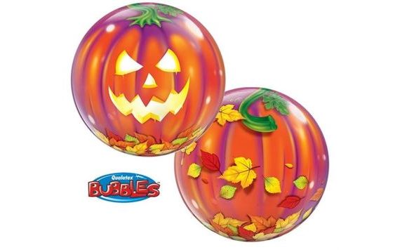 BALLOON BUBBLE JACK O' LANTERN - HALLOWEEN 56 CM