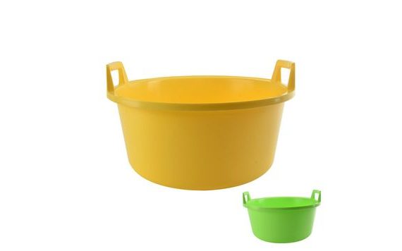 PLASTIC BASIN WITH HANDLES 43CM