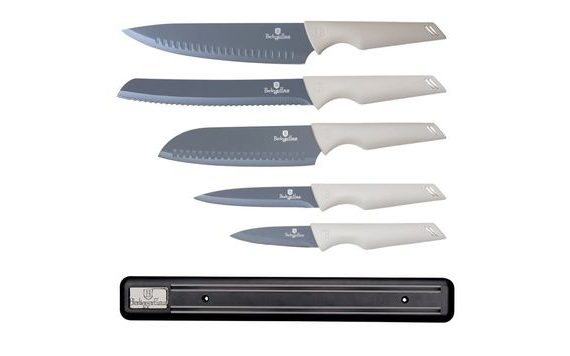SADA NOŽŮ S MAGNETICKÝM DRŽÁKEM 6 KS ASPEN COLLECTION
