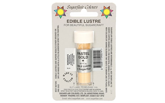 LUSTRE DUST COLOUR PASTEL GOLD