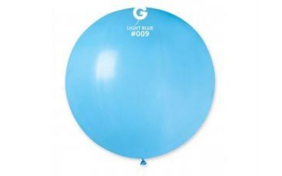 BALÓN LATEX 80 CM - SVĚTLE MODRÝ 1 KS
