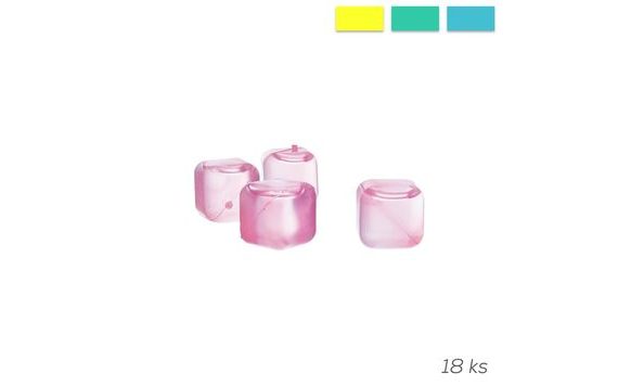 LEDOVÉ KOSTKY PLAST 18 KS
