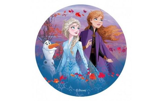 JEDLÝ PAPÍR FROZEN 2 ANNA A ELSA A OLAF 20 CM