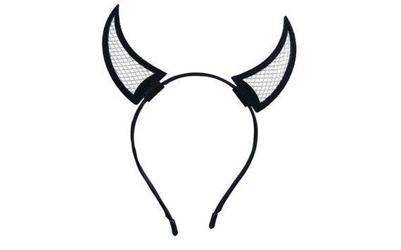 DEVIL HORN HEADBAND - CHRISTMAS - SANTA - DEMON
